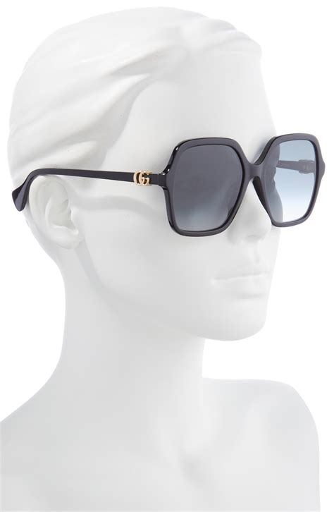 gucci 52mm sunglasses|gucci 56mm square sunglasses.